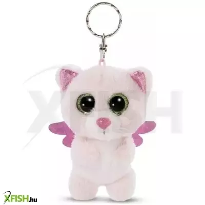 Nici: Cica védőangyal plüss kulcstartó - 9 cm