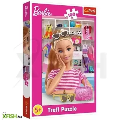 Trefl: Barbie ruhásszekrénye - 100 darabos puzzle