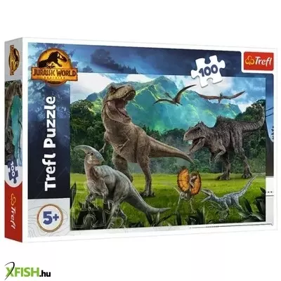 Trefl: Jurassic World dinoszauruszok puzzle - 100 darabos