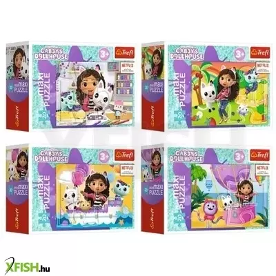 Trefl: Gabi babaháza minimaxi puzzle - 20 darabos, többféle