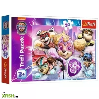 Trefl: Mancs őrjárat - Szuperhős kutyik bevetésen - 30 darabos puzzle