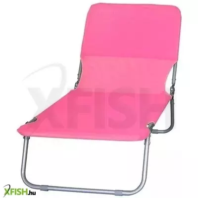 Összecsukható kerti napozóágy gyerekeknek - pink