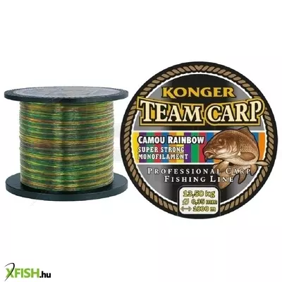 Konger Team Carp Camou Rainbow Monofil Zsinór 1000m 0,25mm 8,0Kg