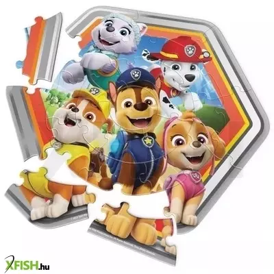 Mancs Őrjárat: Jelvény alakú puzzle - 24 darabos