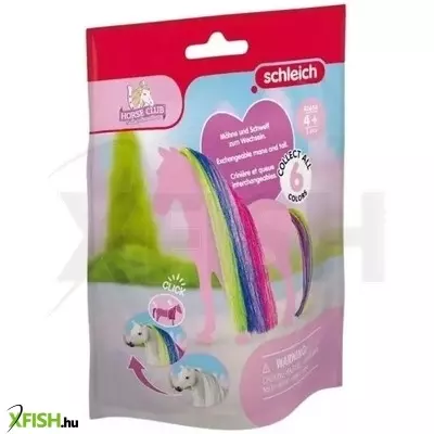 Schleich Horse Club: Sofia's Beauties sörény és farok kiegészítő szett 42654 - szivárvány