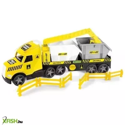 Wader: Magic Truck Technic kamion konténerekkel - 79 cm