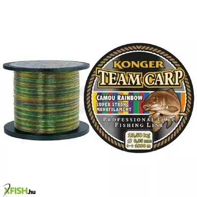 Konger Team Carp Camou Rainbow Monofil Zsinór 600m 0,25mm 8,0Kg