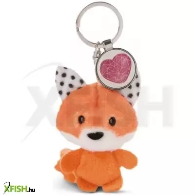 Nici: Róka kulcstartó szeretet medállal - 7 cm