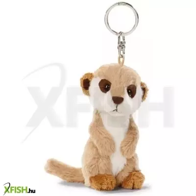 Nici Green: Szurikáta plüss kulcstartó - 10 cm