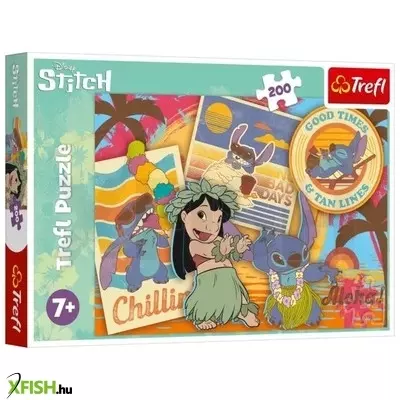 Trefl: Lilo és Stitch, Hula hula tánc puzzle - 200 darabos