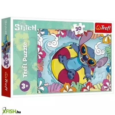 Trefl: Lilo&Stich, Napozó Sitch puzzle - 30 darabos