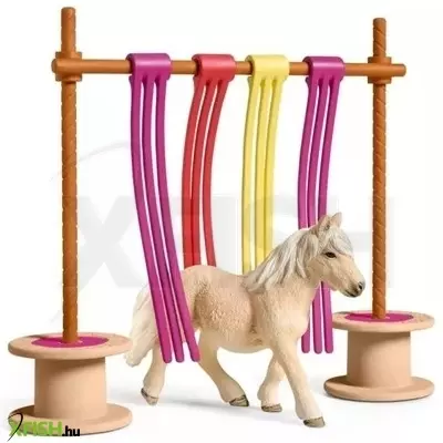 Schleich: Póni szalagfüggönnyel 42484