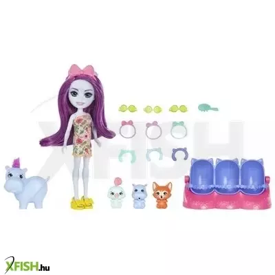 EnchanTimals: Meglepetés játékszett - Hedda Hippo és Lake víziló figura