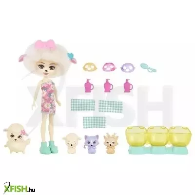 EnchanTimals: Meglepetés játékszett - Lorna Lamb & Flag bárány figura