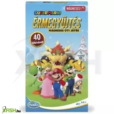 Thinkfun: Super Mario - Érmegyűjtés mágneses úti játék