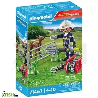 Playmobil: Tűzoltó állatmentés közben 71467