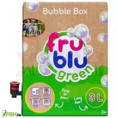 FruBlu Green: Buborékfújó utántöltő folyadék - 3 liter
