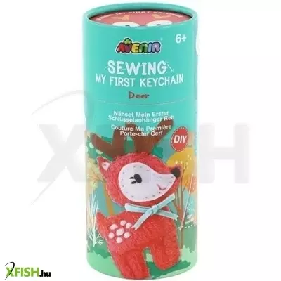 Avenir: Plüss kulcstartó varró szett - Szarvas