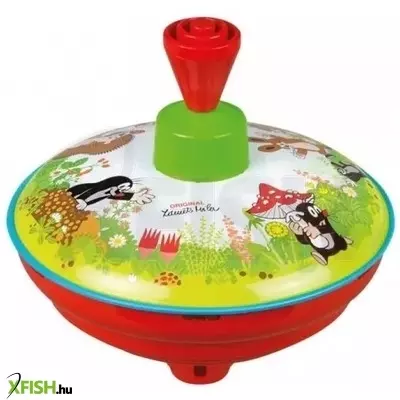 lena: kisvakond mintás fém búgócsiga - 13 cm