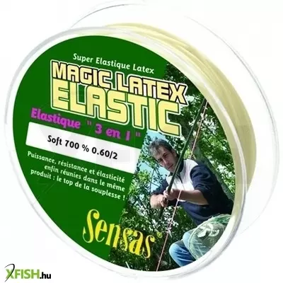 Sensas Magic Latex Elastic Soft Rakósbot Gumi 700% 25M 1.60 Mm