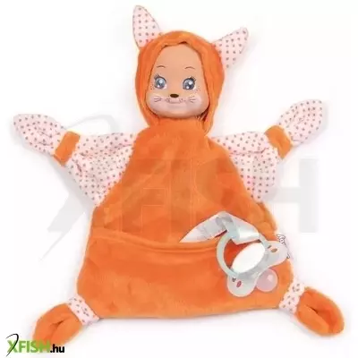 MiniKiss: Állatbaba szundikendő cumitartó zsebbel - Róka
