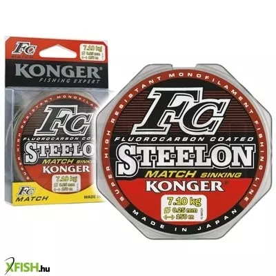 Konger Steelon Fc Monofil Match Zsinór 100m 0,14mm 2,85Kg
