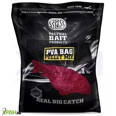sbs pva bag pellet mix pva pellet fishmeal hallisztes 3mm 1000g