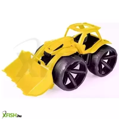 Wader: Maximus rakodó lapáttal - Sárga, 68 cm