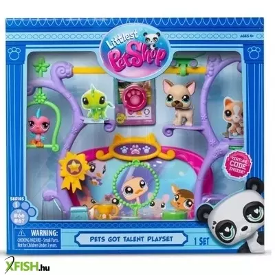 Littlest Pet Shop: Tehetséges állatok játékszett 2 db figurával, 1. széria