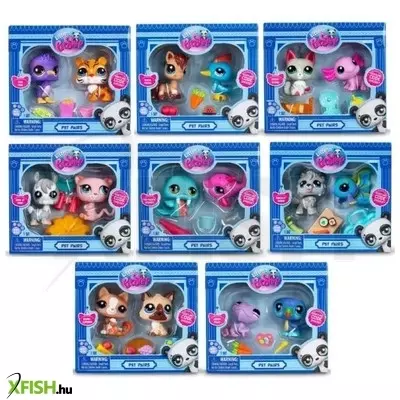 littlest pet shop: figura csomag, 1. széria - 2 db-os, többféle