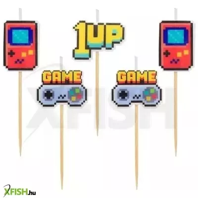 Game on gamer gyertya szett - 5 db-os