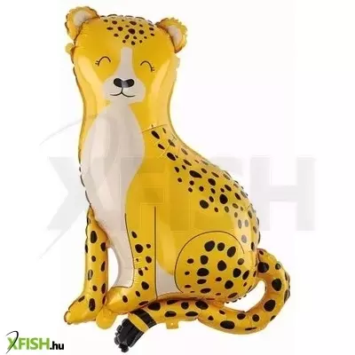 Leopárd alakú fólia lufi - 49 x 72 cm