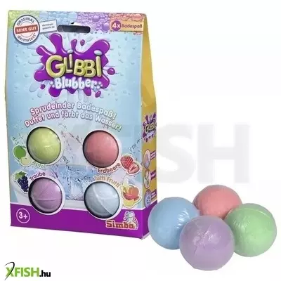 Glibbi: Blubber illatos fürdőbomba csomag – 4 db-os