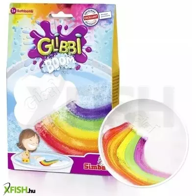 Glibbi: Szivárvány fürdőbomba