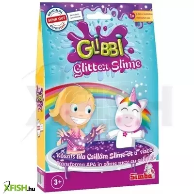 Glibbi: Csillámos slime fürdő