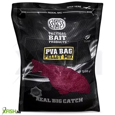 sbs pva bag pellet mix natural halas 2mm 500g