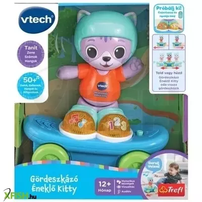 VTech: Tanuló gördeszkázó cica bébijáték