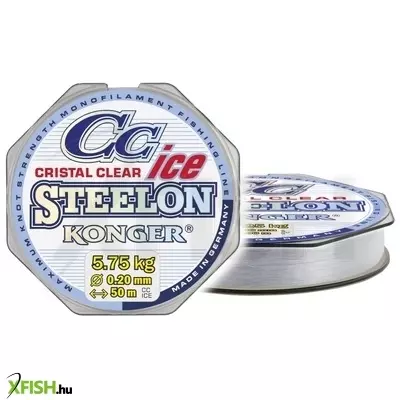 Konger Steelon Cc Cristal Clear Ice Monofil Előkezsinór 50m 0,08mm 1,2Kg