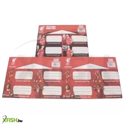 Liverpool: Szoboszlai Dominik füzetcímke - 12 db-os