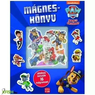 Mancs Őrjárat: Mágneskönyv - Játékos tanulás 16 mágnessel