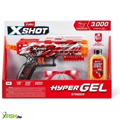X-Shot: Hyper Gel Stinger zselégolyó lövő fegyver