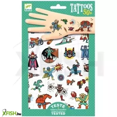 Djeco: Tetováló matricák - Szuperhősök
