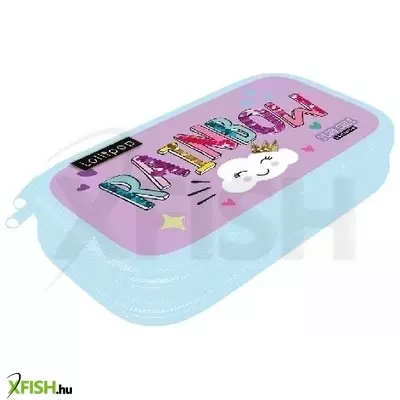 Stay Cute: Szivárvány mintás 2 emeletes tolltartó, töltetlen