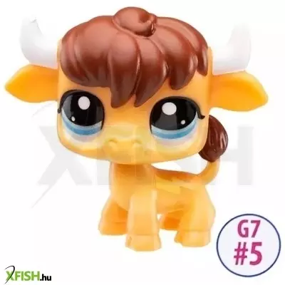 Littlest Pet Shop: Játékfigura #5 - Sárga borjú