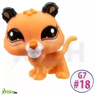 Littlest Pet Shop: Játékfigura #18 - Tigris