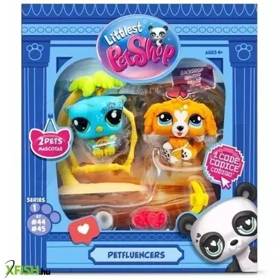 littlest pet shop: petfluencer szett - édes naplemente - 2 darabos