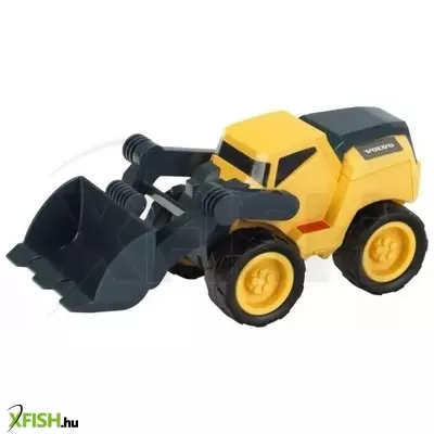 volvo: fekete-sárga műanyag homlokrakodó - 1:24