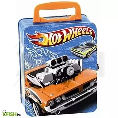 Hot Wheels: Autótároló bőrönd 18 autóra