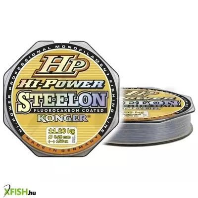 Konger Steelon Hp Hi Power Fluorocarbon Coated Monofil Zsinór 100m 0,20mm 5,75Kg