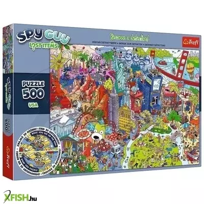 Trefl: Spy Guy USA nyomozós képkereső puzzle - 500 darabos